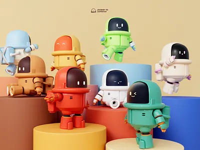 Branding design-figure spaceman branding design