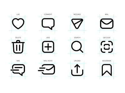 Icon set graphic design icon icon set vector