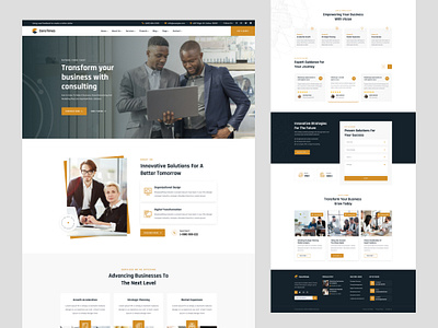 Website landing page business clean design illustration logo minimal mugli themeforest uiux webdesign