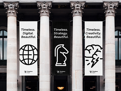 Poster Design for Timeless Digital 🌍 brand creation branding designstudio digital digitalagency poster