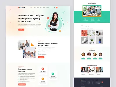 Digital Agency Landing page agency agency landing page agency webdesigne agency website clean creative agency digital agency digital agency website home page landing page landing page design marketing agency minimal design saas seo agency ui ui design uxui design web design website design