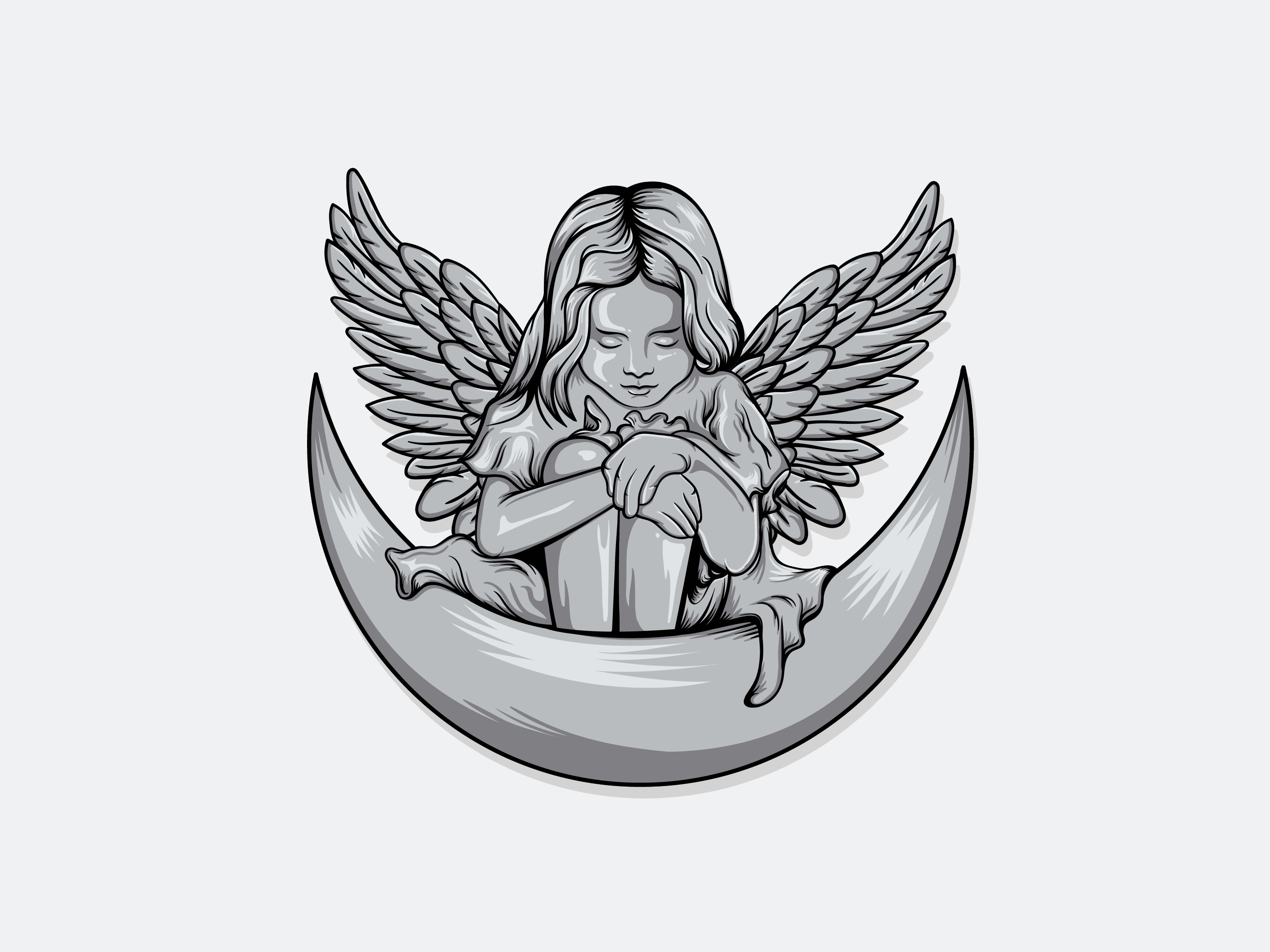 saint michael wings  Clip Art Library