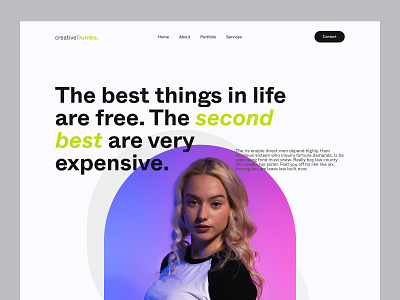 Fashion Landing page concept agency attaction b2b beauty creativedumbs fashion fashionindustry industry interface design it responsive design trendy trendy design ui uiux userinterface ux webdesign website website design