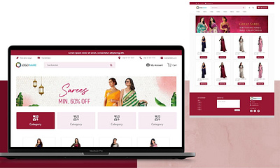 e-Commerce Website UI branding design graphic design ui ux