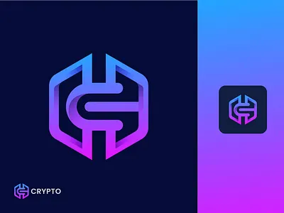 logo, logo design, Crypto logo app icon logo branding crypto logo gradient graphic design illustration letter c letter logo logo logo design logo mark logos modern logo nft logo symbol technology logo vector