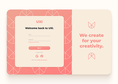 UXI Log In app branding challenge concept design figma illustration junior log in logo ui uiux ux web design