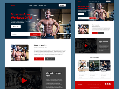 GYM website UI design design web ui gym web ui gym web ui ux new web ui ux web site ui ux web ui web ui ux website ui website ui ux