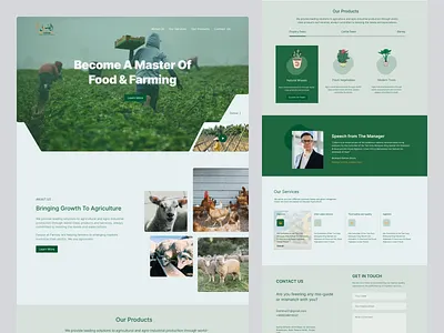 First Superior Feed Landing page design after sales service branding farming farming landing page feed first superior feed food safety and quality graphic design landing page design logistics minimal design popular design social responsibility website