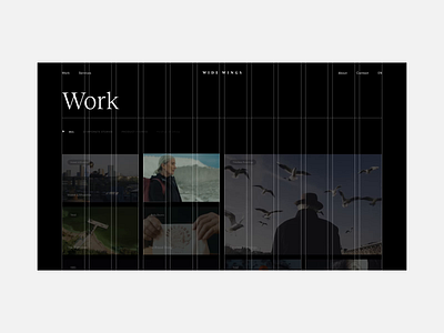 Wide Wings Web Design agency case study design development minimal outer outer studio portfolio studio typography ui ux video production web web design website website design wide wings