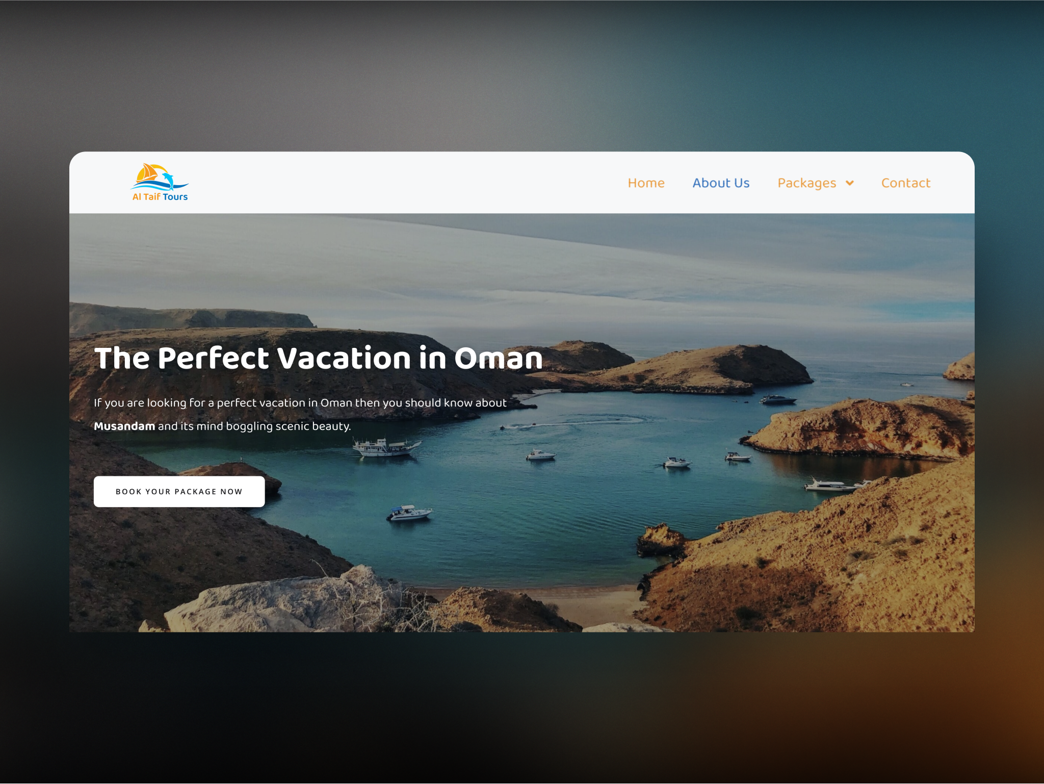 Al Taif Tours branding design ui ux web development