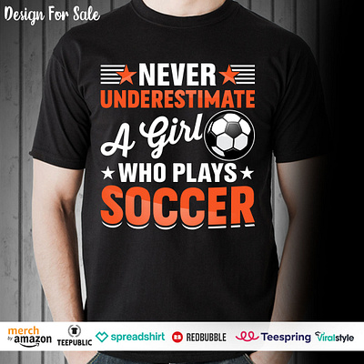 Soccer t-shirt design 3d ball branding design girl graphic design illustration logo motion graphics player soccer t shirt design tshirt typography art ui uxdesign vector