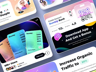 Components app design bank bankcard card cash component mobile mobile app mobile app design qr traffic ui uiux user ux
