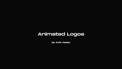 Animated Logos animation branding graphic design logo motion graphics