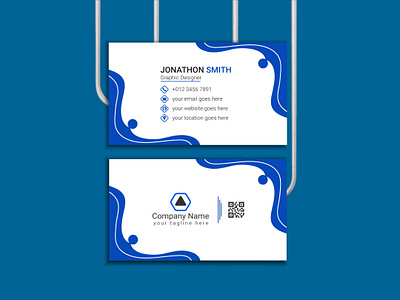 Business card design addvertising banner blue branding business businesscard businesscarddesign businessflyer card corporateflyer design graphic design illustration logo luxury modern new post rounded ui