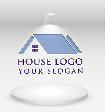 REAL ESTATE LOGO animation busness logo design graphic design house logo illustration logo logodesign logos modern logo motion graphics real estate logo design ui شعار العقارات