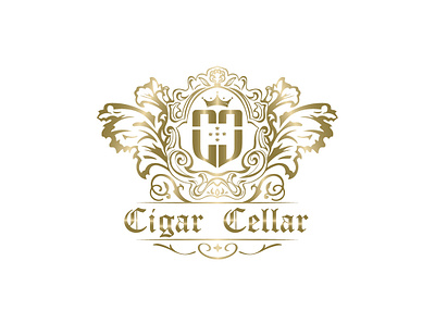Cigar Celler art branding design digitalart graphic design logo logodesign luxury vector