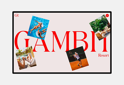 Gambit Resort Website branding graphic design hotel resort ui ux visual identity web design web development webflow zorro zorrodesign