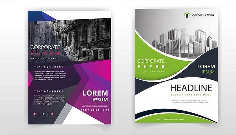 unique flyer by Shafiq Murad on Dribbble