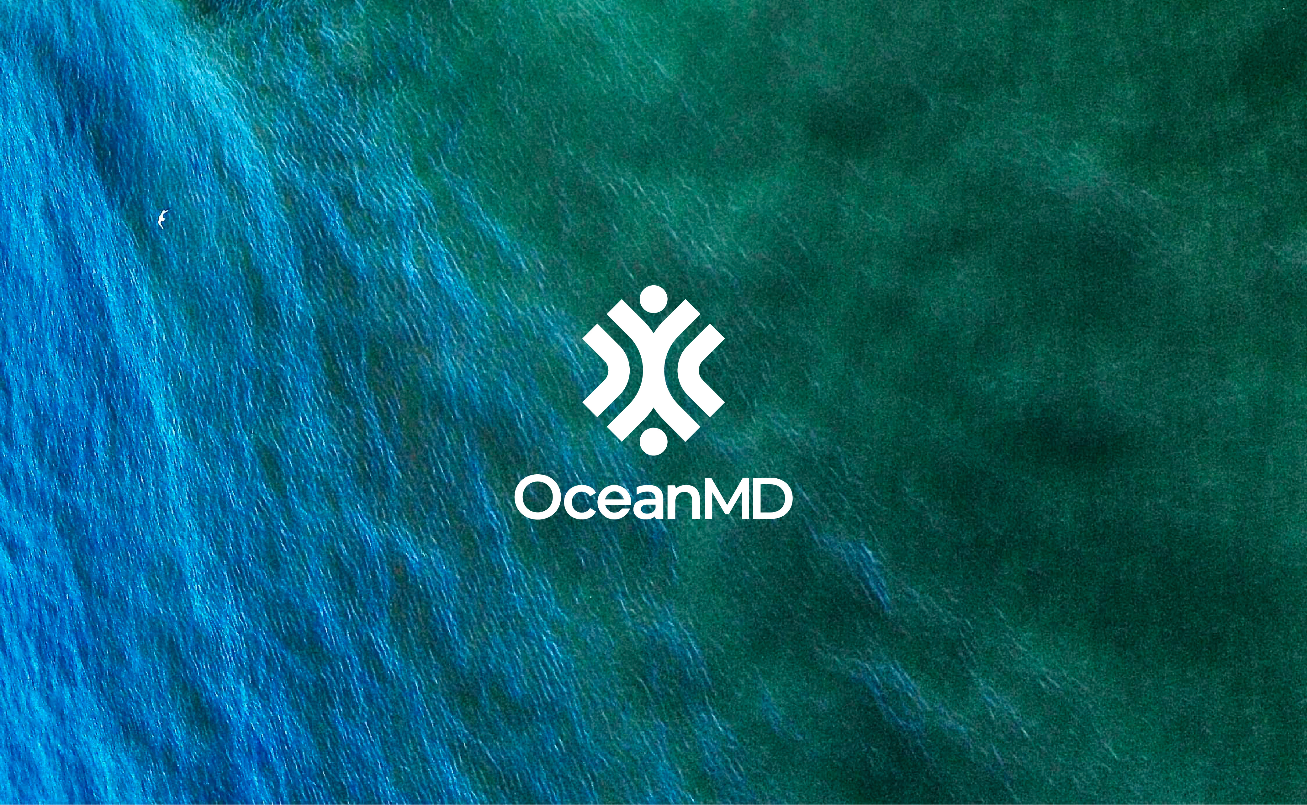 OceanMD Logo Design Project abstract logo brand identity branding create logo custom logo design design logo graphic design human figure logo logo logo design logo marker nutraceuticals ocean logo pharmaceutical sineth sineth sandun supplements vector wave logo