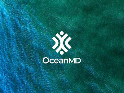 OceanMD Logo Design Project abstract logo brand identity branding create logo custom logo design design logo graphic design human figure logo logo logo design logo marker nutraceuticals ocean logo pharmaceutical sineth sineth sandun supplements vector wave logo