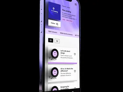 Podcast App concept mobile ui