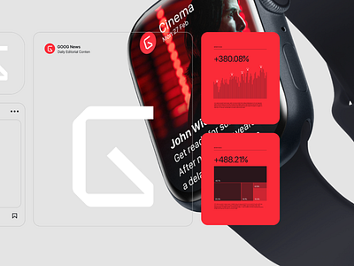 Goog News app design illustration interface logo ui ux visual design web web application