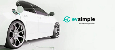 Electric car charge company logo branding graphic design logo