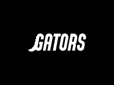 Gators branding gator lettering logo type typography