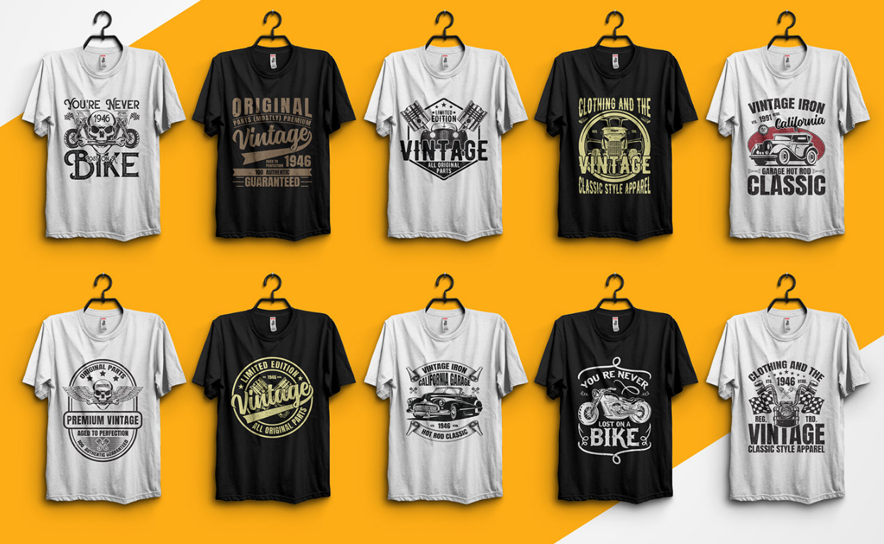 Vintage T-shirt Design by All T-shirt Design on Dribbble