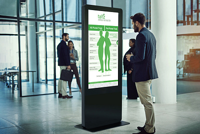 UX/UI design for Taltz, Lilly 2d adobe xd art direction convention digital digital ad digital panel green health indoors kiosk layout panel pharma signage touch screen touchscreen ui ui design xd