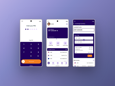 Mobile Banking App - Currency Exchange Made Easy bankingtechnology convenientbanking currencyexchange financeapp fintech foreignexchange mobileapp mobilebanking realtimerates travelcurrency ui