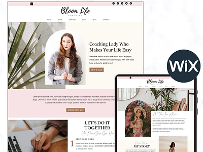 Wix Website Template branding creative wix website theme website template wix website theme