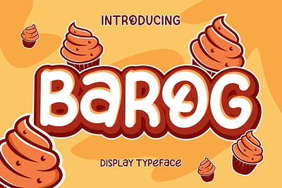 Barog Font aesthetic barog brand display font font online logo packaging product