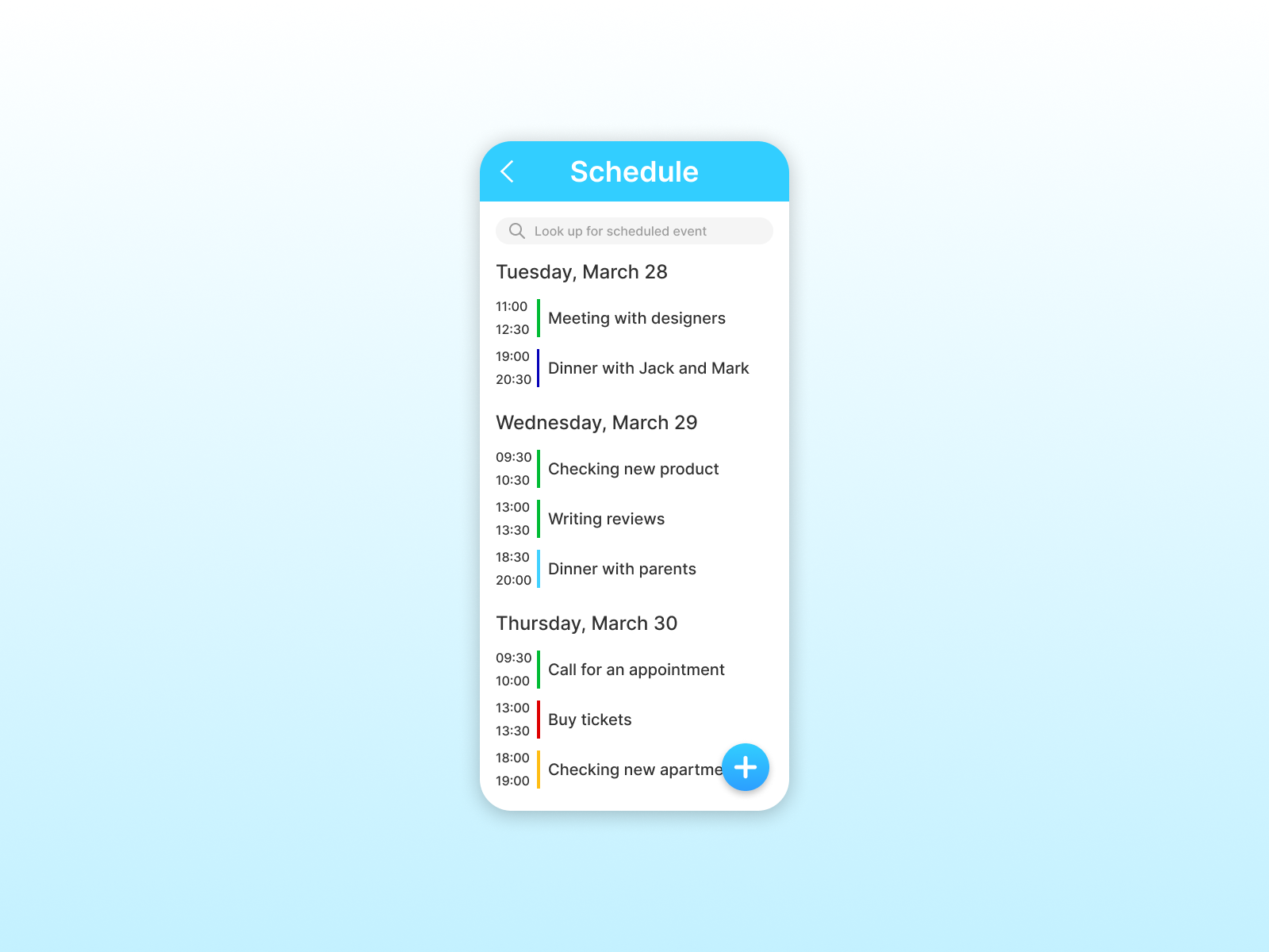 dailyui-071-schedule-by-nikola-mitrovic-on-dribbble