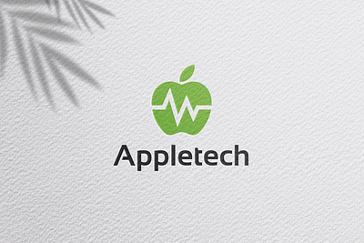 Appletech Logo abstract logo apple logo business business logo corporate creative design free psd graphic icon illustrator logo modern photoshop professional tech logo vector