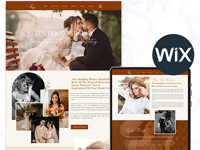 Wix Photographer Website Template branding creative wix website theme website template wix website theme