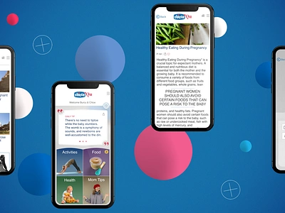 UI / UX design for mobile app for Chicco adobe xd app art direction baby blue creative direction design figma graphic design health mobile mobile app pregnancy product design sketch ui user interface welness xd