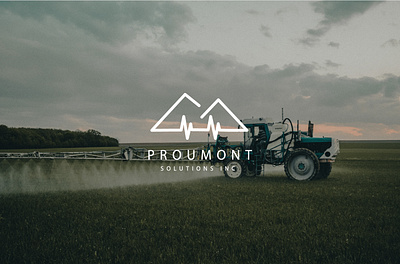 PROUMONT / LANDSCAPING branding design graphic design logo vector