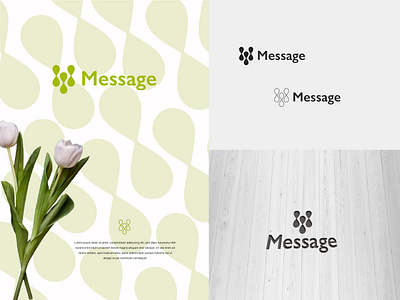 Modern woman spa & message parlor logo. branding