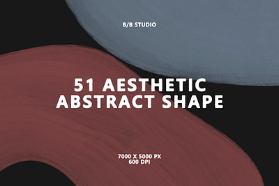 51 Abstract Aesthetic Shape abstract gouache branding design graphic design textured