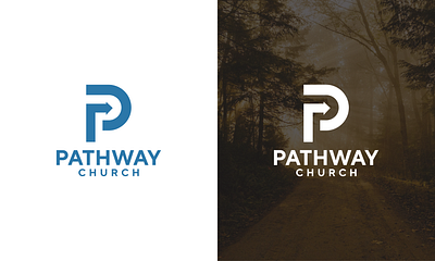 Pathway church Logo app branding church logo design graphic design illustration logo logo design ministries logo typography ui ux vector