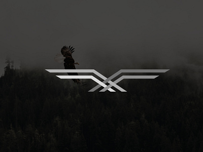 Letter X Eagle Logo affinity designer animal bird branding design eagle fly graphic design hawk letter lettering logo luxury minimalist modern nature typography vector wild x