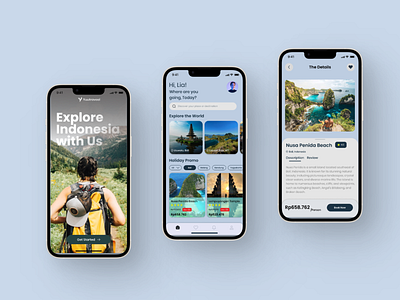 Yuutraveel - Travel Mobile App design mobile app travel travel app ui ux