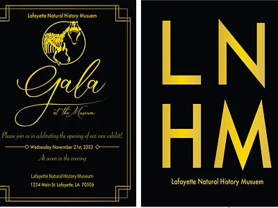 Museum Gala Invitations