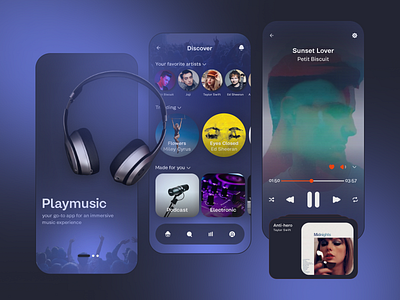Music Player - #009 Daily UI Design app design ui