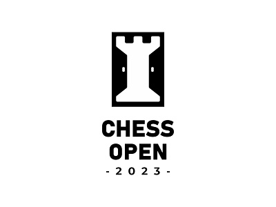 Chess open branding chess cup design door graphicdesign logo logo for sale logodesign logomark logotype open unused