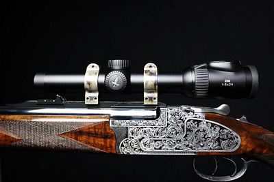 Hunting rifle. Design floral pattern for laser engraving cnc design for cnc design for laser engraving hunting rifle laser engraving pattern rifle vector vintage