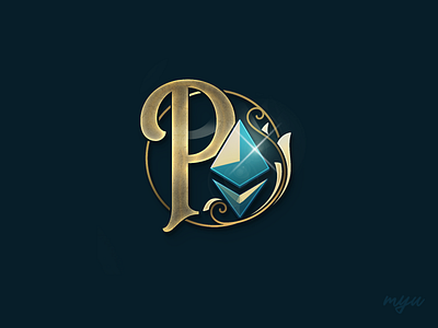 Pioneers of the New World Logo design dnd fantasy game gold graphic design logo rpg ttrpg video game