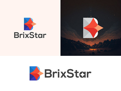 Brix Star Logo - Letter B With Star Logo Mark awesome logo b letter logo b star logo branding corporate brand identity creative custom logo icon identity letter b logo logo design logotype minimalist logo modern logo startup logo symbol technology logo typography vector