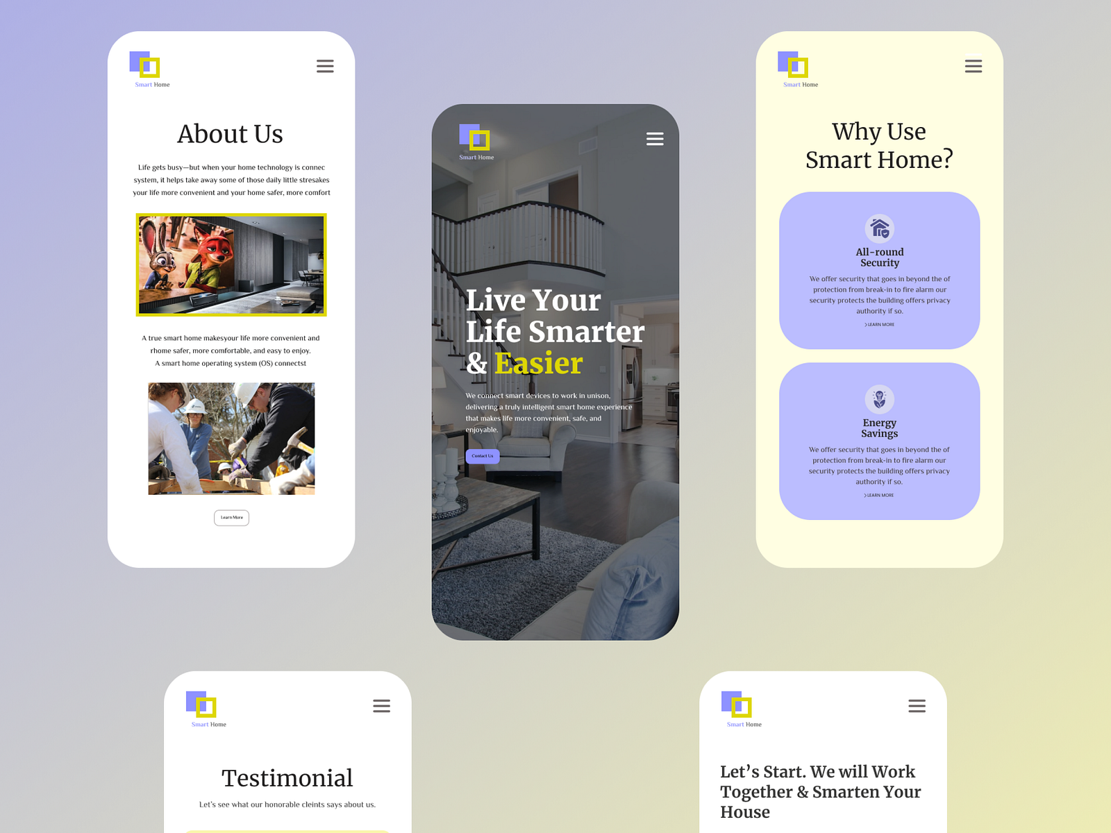 Smart Home App Design by TR Tashin on Dribbble